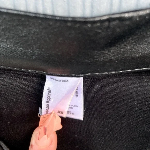 American Apparel vegan leather mini skirt - Picture 12 of 16